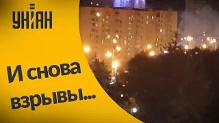 Ночь протеста: в Беларуси опять взрывались шумовые гранаты