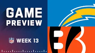 Los Angeles Chargers vs. Cincinnati Bengals | Week 13 NFL Game Preview