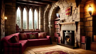 Hogwarts Gryffindor Common Room Ambience | Hogwarts Legacy inspired ASMR |  STUDY & RELAX 📚