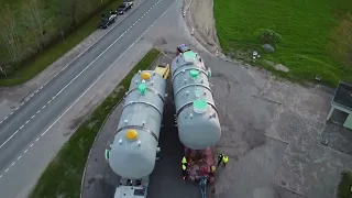 Transportation of very big Residue Hydrocracking Units