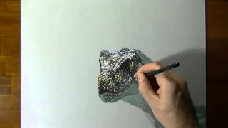 Невероятно рисует в 3D, Incredibly Jurassic Park peeriod