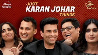 Just Karan Johar Things | Hotstar Specials Koffee with Karan | DisneyPlus Hotstar