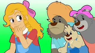 2 CONTOS com Cachinhos Dourados | Desenho animado infantil com @OsAmiguinhosTV