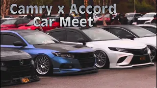 Toyota Camry x Honda Accord car meet modded cars October 2022 California vlog and cinematic