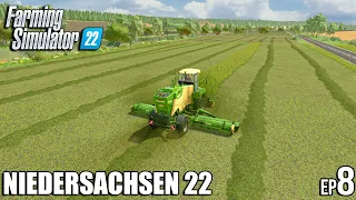 Working on 3 NEW FIELDS w/ Krone + Selling the SILAGE | Niedersachsen 22 | Farming Simulator 22