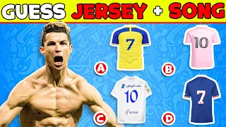 Guess JERSEY + SONG of Football Player (new version) 👕🎶Ronaldo Song, Messi Song, Neymar Song, Mbappe