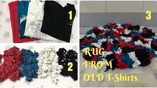How to Make a Rag Rug Using Old T-Shirts | Recycle & Reuse your Clothes by Live Creative