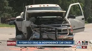 11-year-old boy dies after crash