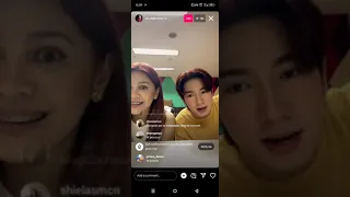 JM Dela Cerna with Marielle Montellano (JMielle) on Instagram LIVE (April 29, 2024) 🥰💙🥰💙