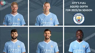 Manchester City's Full Squad Depth for the 2023/24 Season!!!!