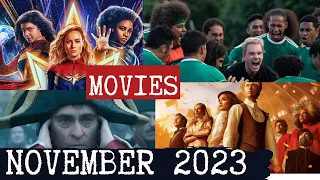 Upcoming Movies of November 2023