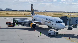 Condor D-ATCC TakeOff at Leipzig/Halle (EDDP) Runway 06R