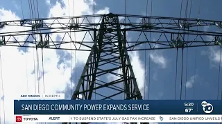 San Diego community power expands service