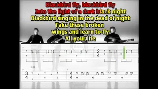 Blackbird Beatles isolated Leadvocal + tapping feet  Paul lyrics chords tabs