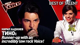 Talent with breathtakingly LOW voice ROCKS his way into the finals of The Voice!