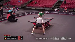 Noshad Alamiyan vs Cedric Nuytinc  Singapore smash 2023