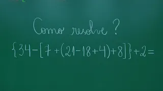 💢 Expressão Numérica - Com parênteses,  colchetes e chaves  - Professora Angela Matemática