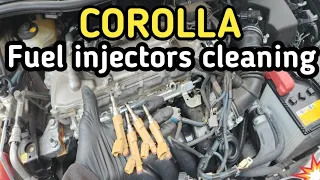 How To Clean Fuel Injector Toyota Corolla 2015/ZRE182R /1.8L /2ZR-FE