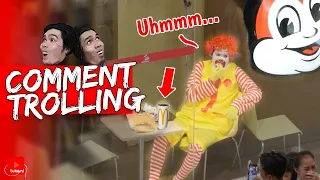 "Eating McDonalds Inside Jollibee as Ronald" | Comment Trolling