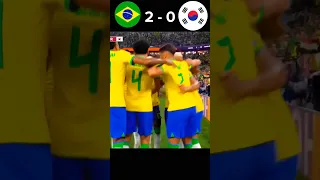 Brasil x Coreia do Sul World Cup Catar 2022 #youtube #shorts #football