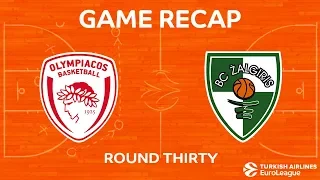 Highlights: Olympiacos Piraeus - Zalgiris Kaunas