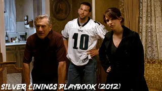 Bet Scene | Silver Linings Playbook (2012) Jennifer Lawrence, Bradley Cooper And Robert De Niro