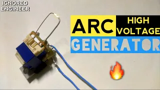 Simplest HIGH Voltage ARC Generator | Electric Lighter | Ignored Engineer 🔥