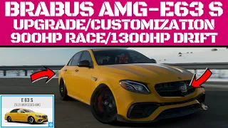 FORZA HORIZON 4-NEW M-B AMG E63 S BRABUS BUILD  Customization/upgades-900HP Race/1300HP DRIFT-INSANE