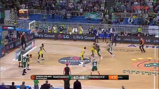 Παναθηναϊκός 70-68 Φενέρ: Buzzer Beater του Παππά!