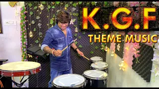 KGF THEME MUSIC | Drums | Octapad | Duff | Live Mix | Janny Dholi