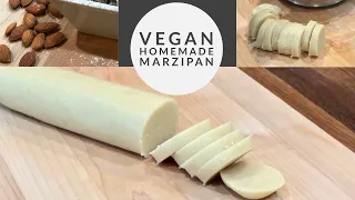 NO EGG Marzipan Recipe | Make in 5 MINUTES | Vegan & Gluten Free  #marzipanrecipe #easymarzipan