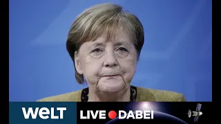 LIVE DABEI: Stellt  sich den Fragen Merkel der Presse - Briefing der Kanzlerin zur Corona-Lage