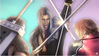 Sephiroth Vs Genesis Vs Angeal Fight Cutscene  Final Fantasy 7 Crisis Core Reunion