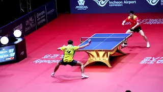 2018 Grand Finals Men's Singles QF Table Tennis Match l Calderano Hugo vs Fanzhendong