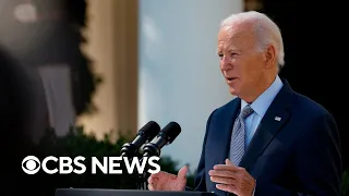 Biden speaks to Jewish community leaders as Israel-Hamas war continues | CBS News