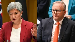 ‘Who’s in charge?’: Andrew Bolt exposes emerging ‘split’ between PM and Penny Wong