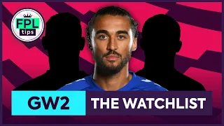 FPL GW2: THE WATCHLIST | Gameweek 2 | Fantasy Premier League Tips 2020/21