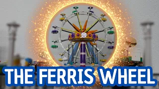 LEGO Ferris Wheel placed in LEGO Theme Park!