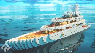 ICH BAUE MIR EINE YACHT IN MINECRAFT