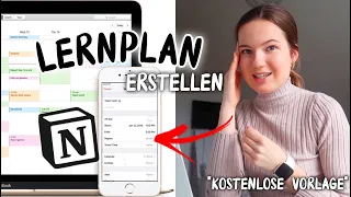 LERNPLAN ERSTELLEN für TOP Noten // Studium, Abitur, Schule (+kostenlose Notion Vorlage)