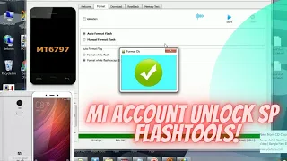 Mi Redmi Note 4/4x MTK Mi Account Remove sp flash tools antry relock fix