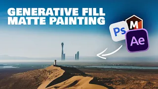 Generative Fill Matte Painting - Create a Sci-Fi Scene in MINUTES