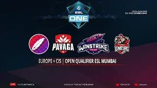 [RU] Winstrike, Pango, Empire | Europe/CIs | Bo1 | ESL One Mumbai 2019 by @Tekcac