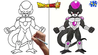 Black Frieza Drawing || How to Draw Black Frieza from Dragon Ball Super Step by Step