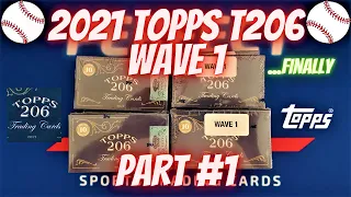 ⚾2021 Topps T206 Wave 1 with a 10 Pack Opening⚾ Part #1