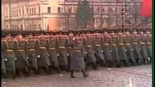 Парад на Красной Площади 7 ноября 1986 год