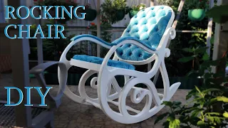 Wooden rocking chair