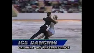 Original Set Pattern (Tango) - 1988 Calgary Winter Olympic Games, Ice Dancing (US, ABC)