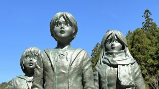 Attack on Titan in Japan (April 1, 2022) | Hita City, Oita | 進撃の巨人