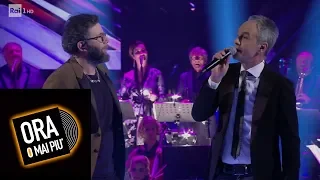 Michele Pecora e Paolo Vallesi cantano "Una carezza in un pugno" - Ora o mai più 23/02/2019